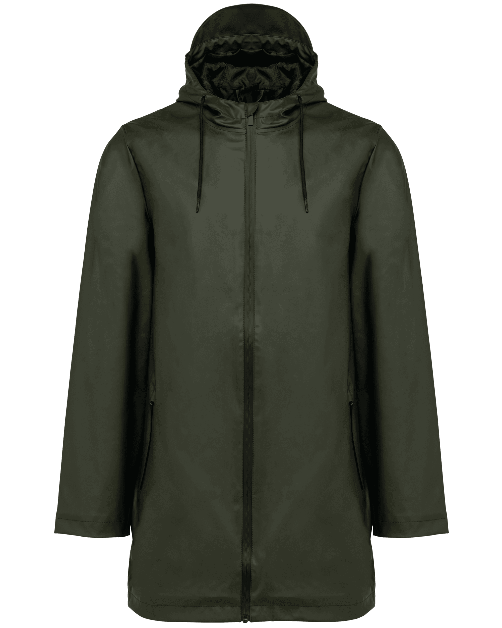 Veste de pluie unisexe — Khaki Green