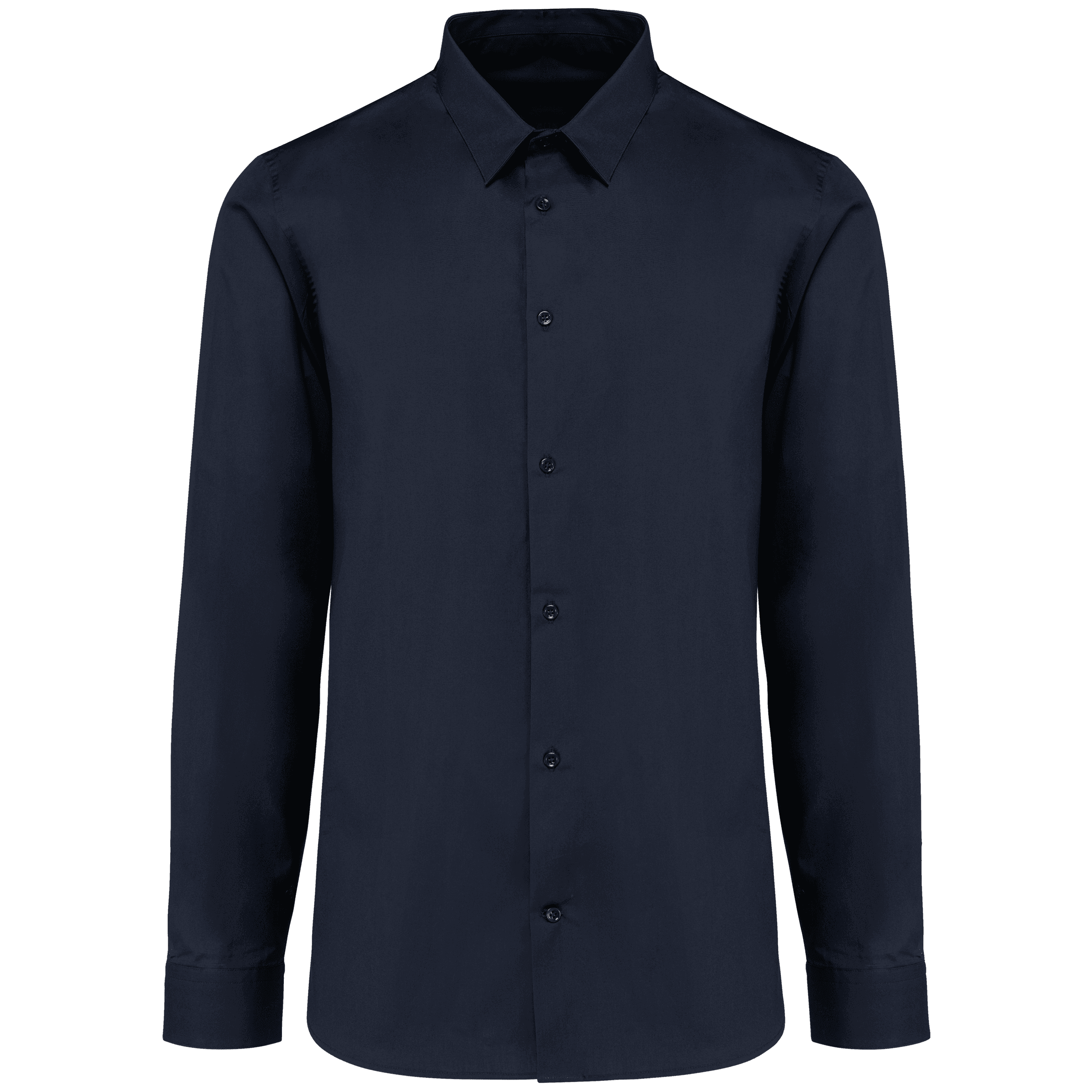 Chemise popeline manches longues homme — Essential Dark Navy
