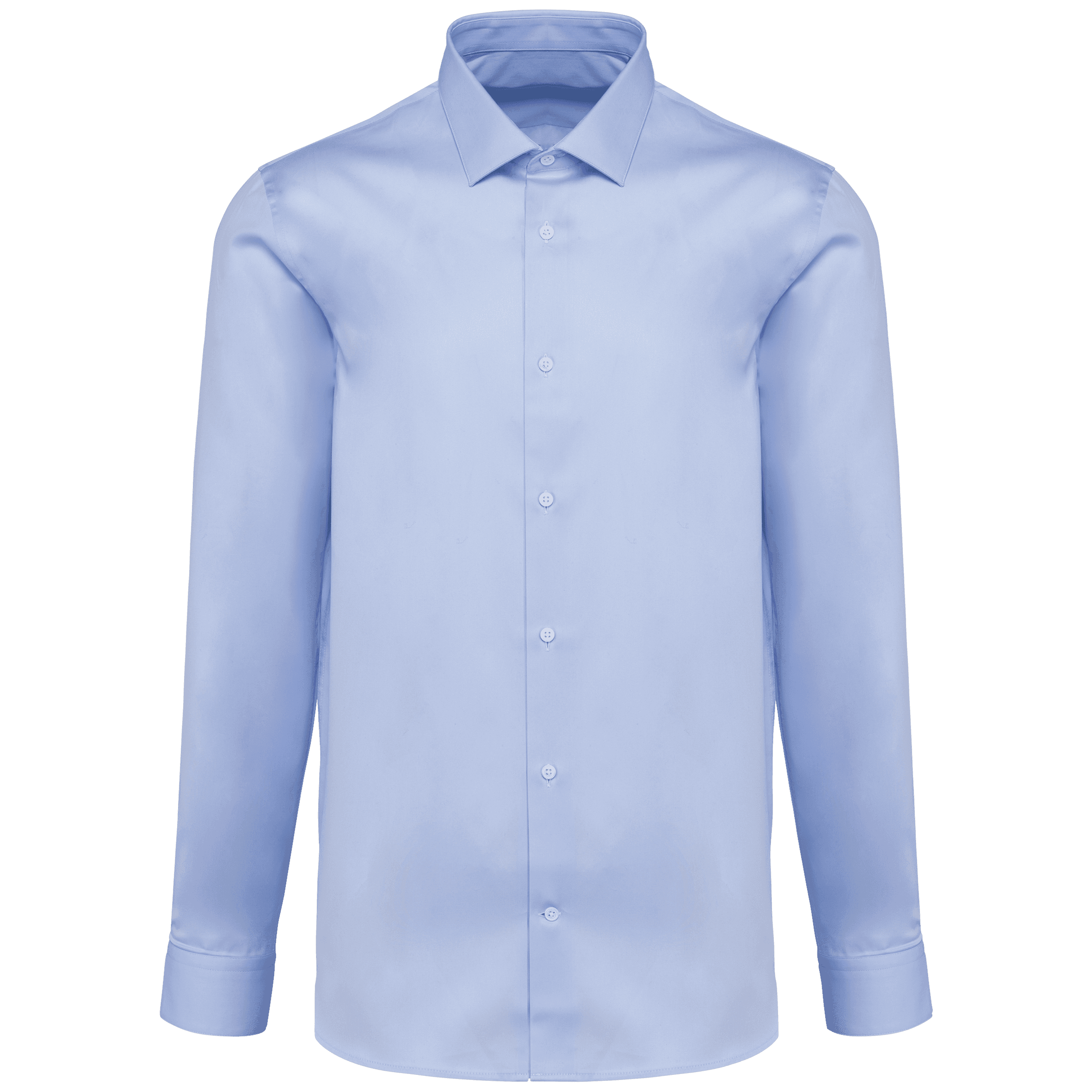 Chemise Oxford pinpoint manches longues homme — Essential Blue