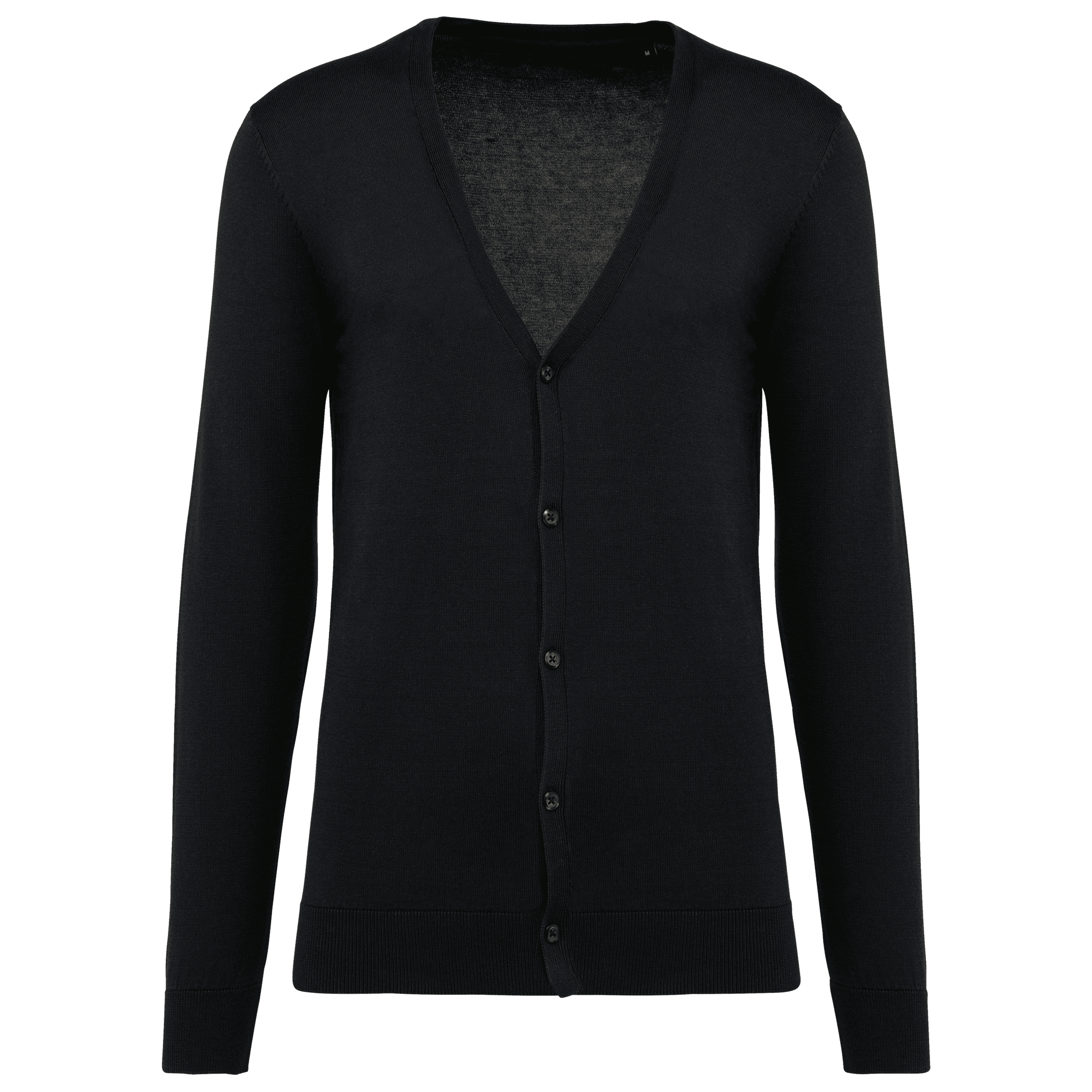 Cardigan Supima® homme — Black