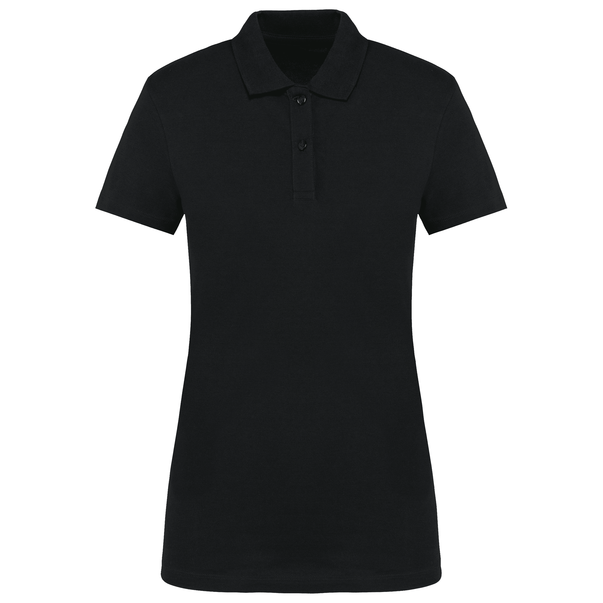 Polo Supima® manches courtes femme — Black