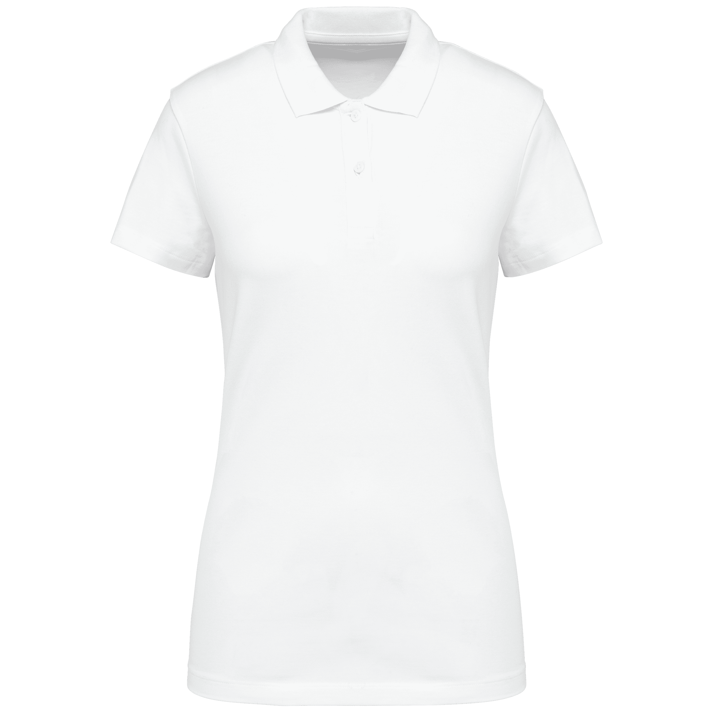 Polo Supima® manches courtes femme — White