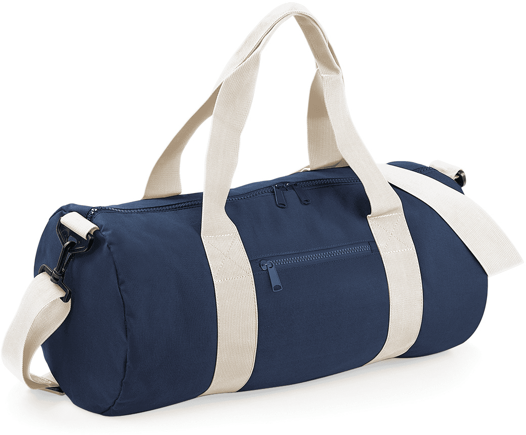 Sac baril original — French Navy / Off White