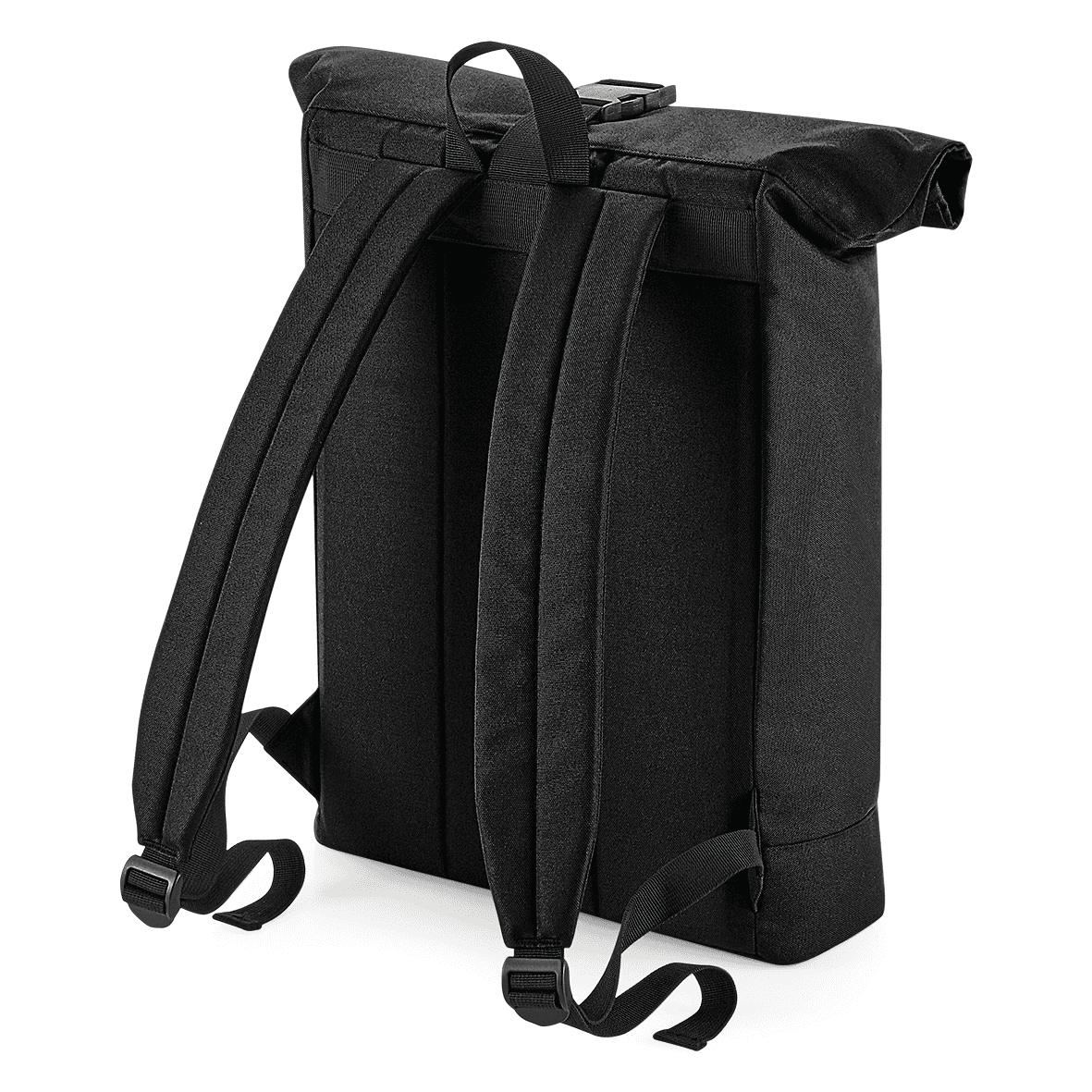 Sac à dos Roll-Top recyclé — Black