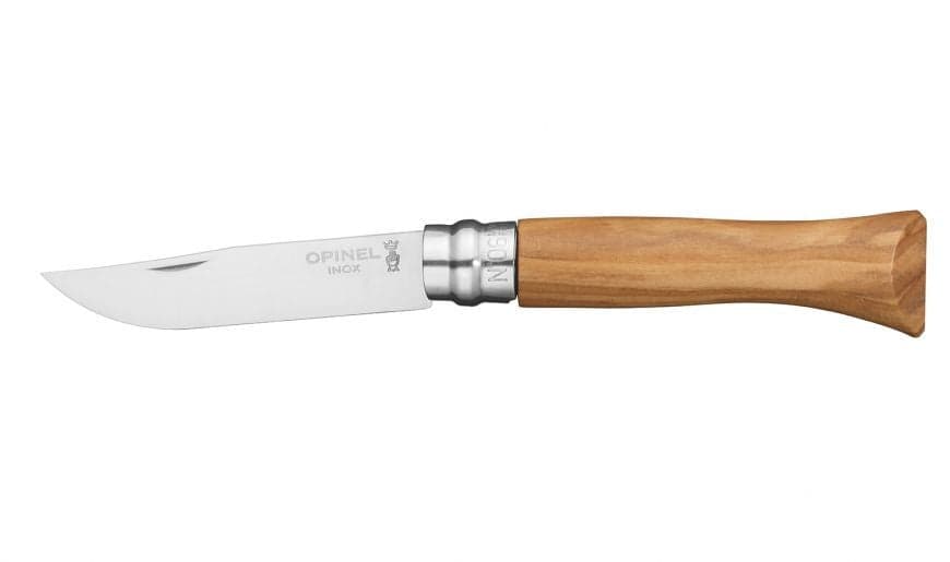 Opinel n°6 - lame inox - manche en olivier