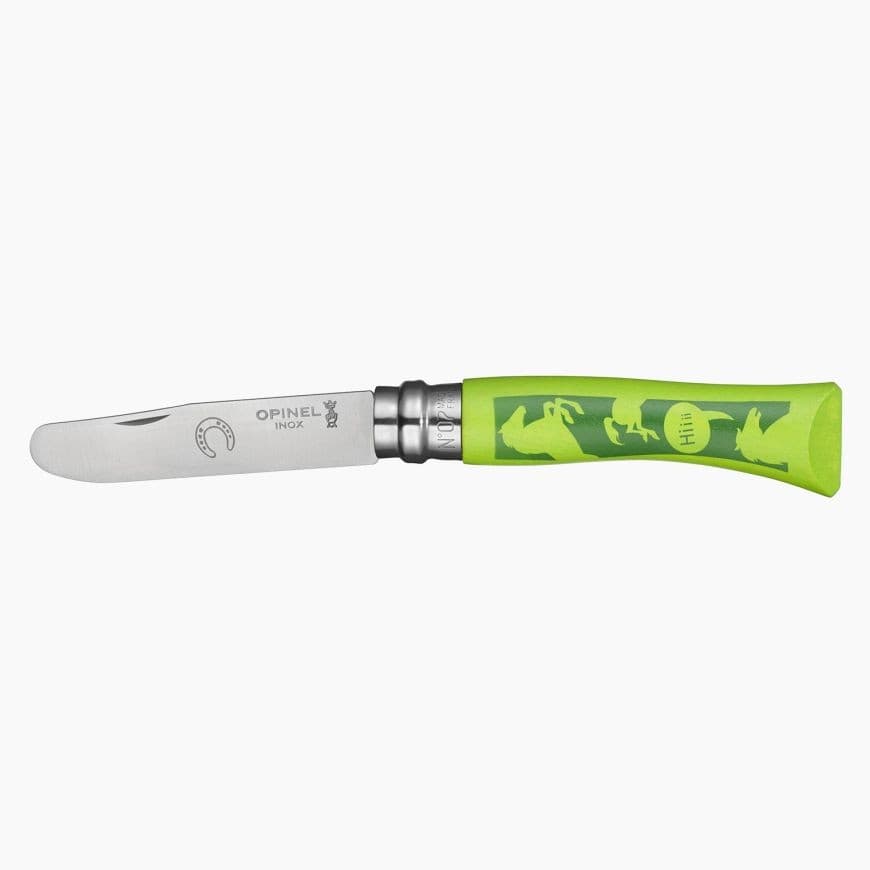 Opinel cheval - N°7 lame à bout rond pour enfant