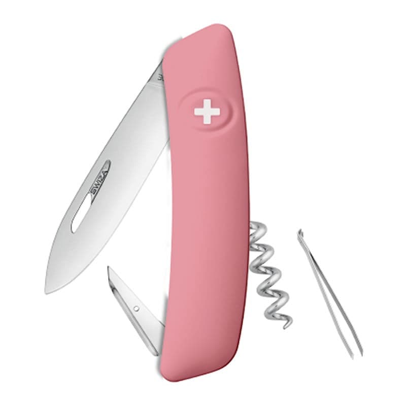 Swiza couteau suisse 6 fonctions D01 - rose