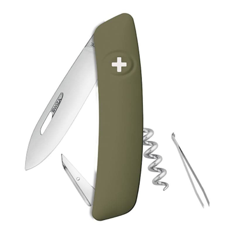 Swiza couteau suisse 6 fonctions D01 - olive