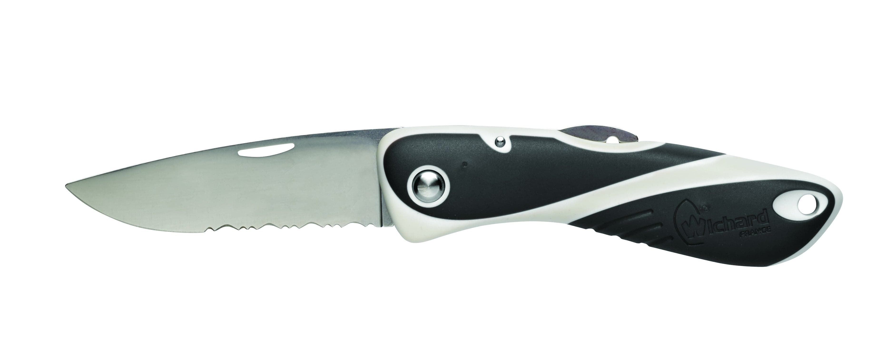 Couteau Aquaterra lame inox crantée