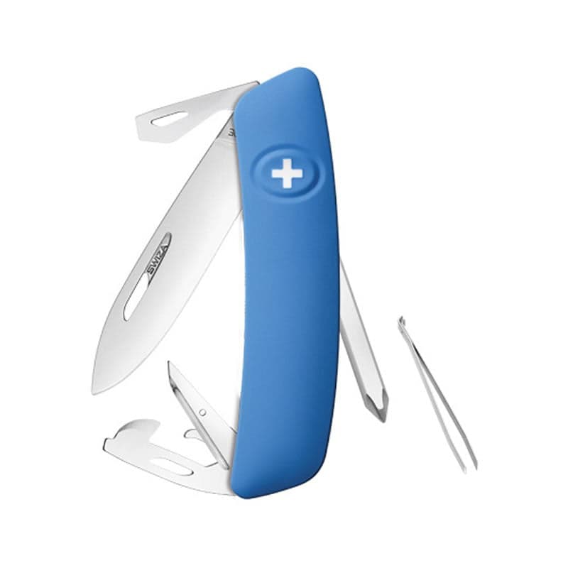 Swiza couteau suisse 11 fonctions D04 - bleu