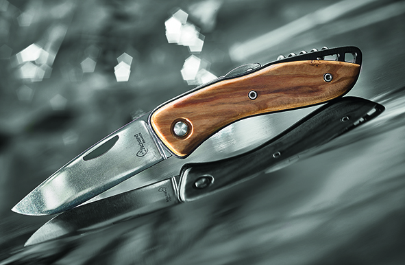 Couteaux Wichard avec manche en bois et lame en inox - Aquaterra